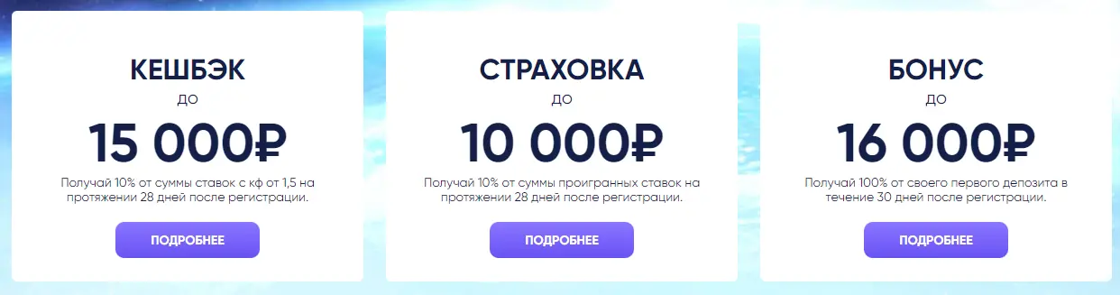 Бонусы 1хбет